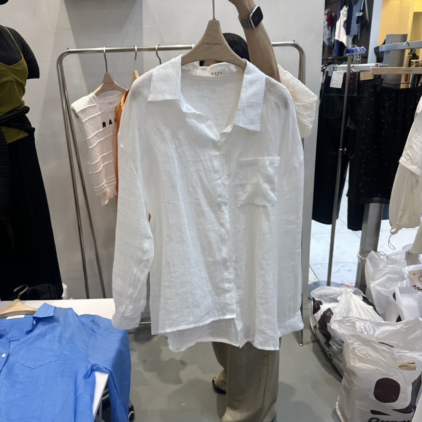 GILT韓國東大門代購女裝新款熱賣推薦26夏季職業襯衫蕾絲衫GILT襯衫/蕾絲衫圖色2