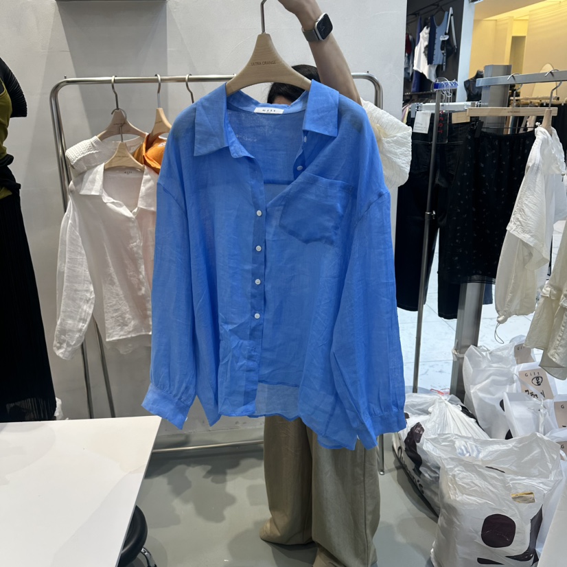 GILT韓國東大門代購女裝新款熱賣推薦26夏季職業襯衫蕾絲衫GILT襯衫/蕾絲衫圖色3