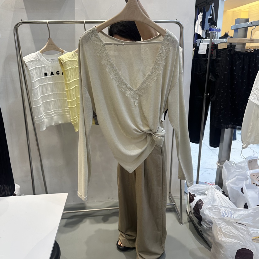 GILT韓國東大門代購女士新品26夏季26春夏時尚熱賣長袖T恤GILT長袖T恤