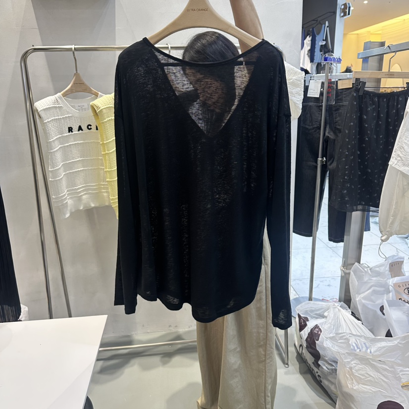 GILT韓國東大門代購女士新品26夏季26春夏時尚熱賣長袖T恤GILT長袖T恤圖色3