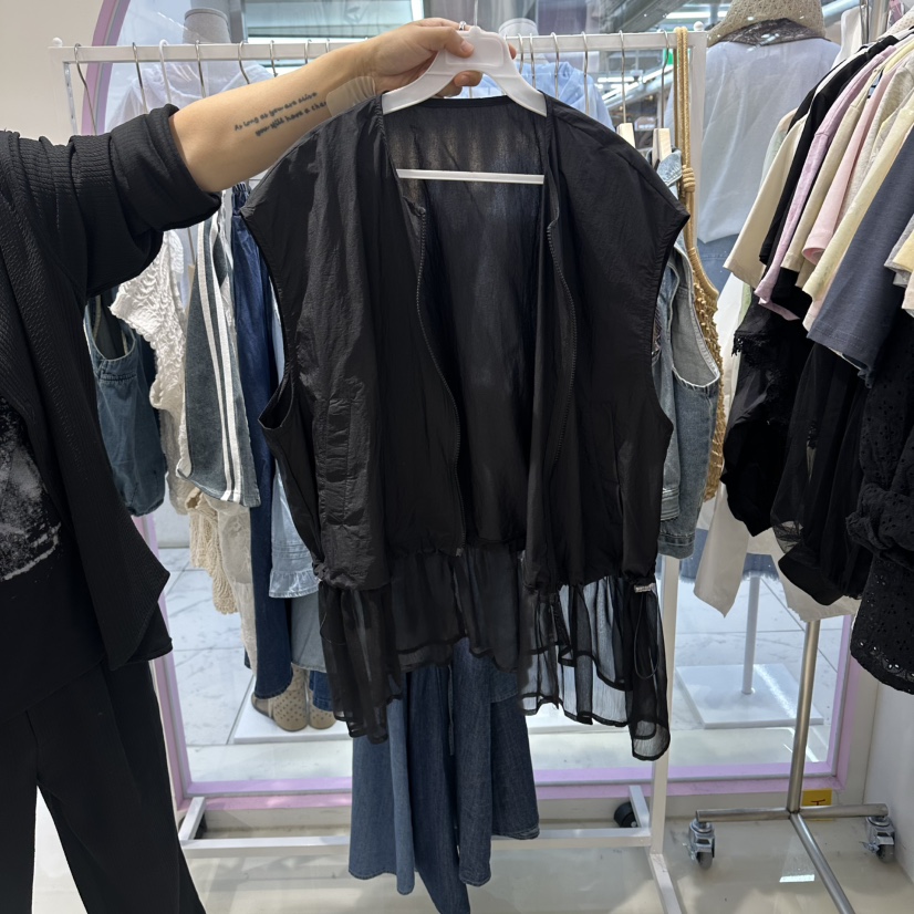 JH.STUDIO-Q韓國直郵女裝新品職業吊帶背心不含內搭網狀JH.STUDIO-Q吊帶/背心圖色3