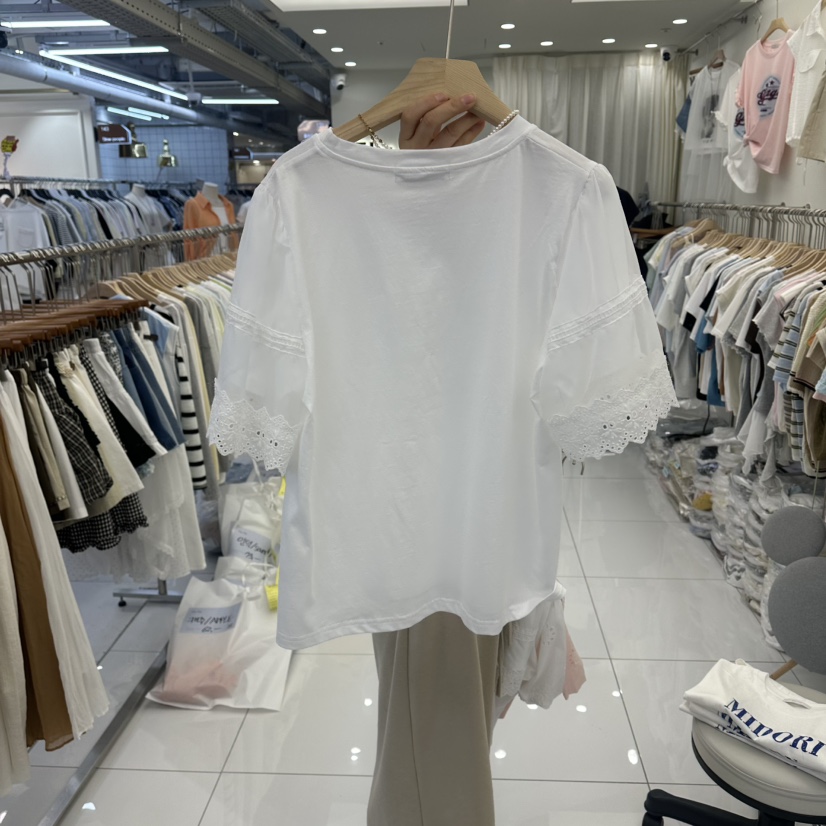 FLYFLY/LULULALLA/LIVE東大門實拍韓國女士新款休閑T恤FLYFLY/LULULALLA/LIVET恤