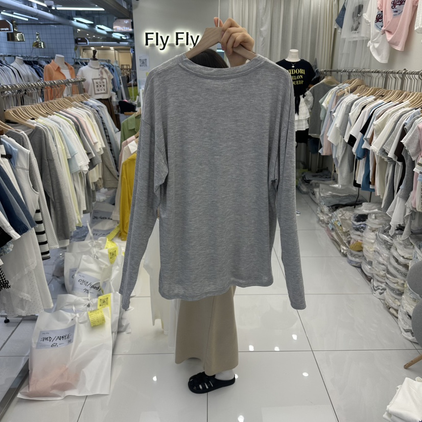 FLYFLY/LULULALLA/LIVE韓國代購女裝新品26春夏長袖T恤FLYFLY/LULULALLA/LIVE長袖T恤
