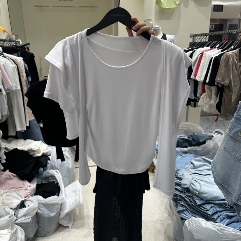MONOPOLY東大門實拍韓國女士新品休閑人氣推薦時尚職業T恤MONO_POLYT恤圖色2