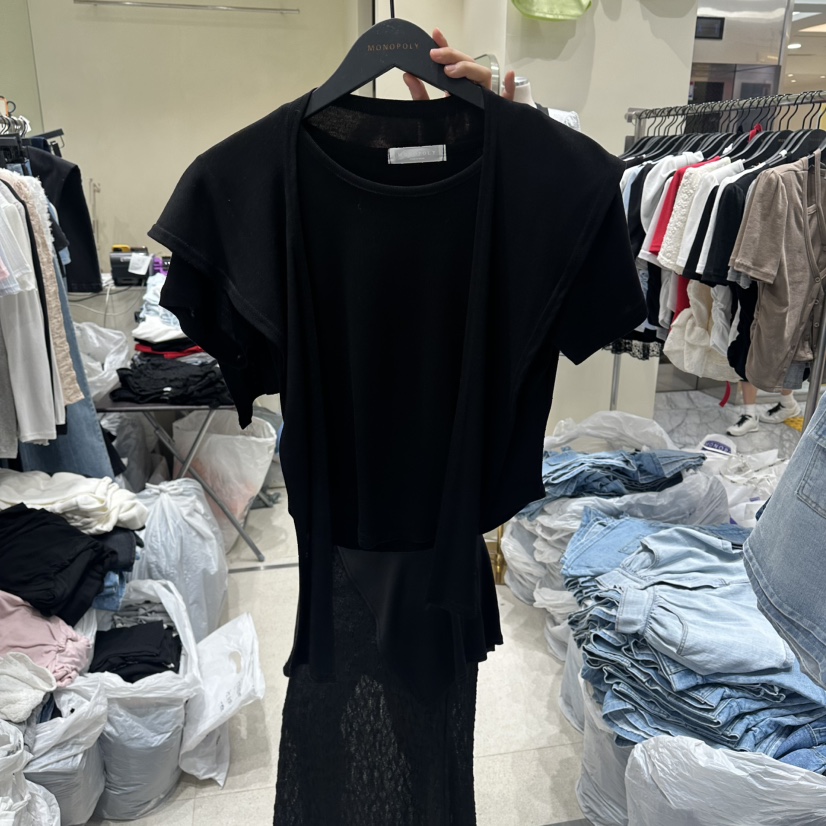 MONOPOLY東大門實拍韓國女士新品休閑人氣推薦時尚職業T恤MONO_POLYT恤圖色4