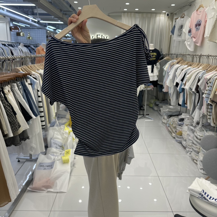 FLYFLY/LULULALLA/LIVE東大門實拍韓國女裝新款熱賣T恤FLYFLY/LULULALLA/LIVET恤圖色2