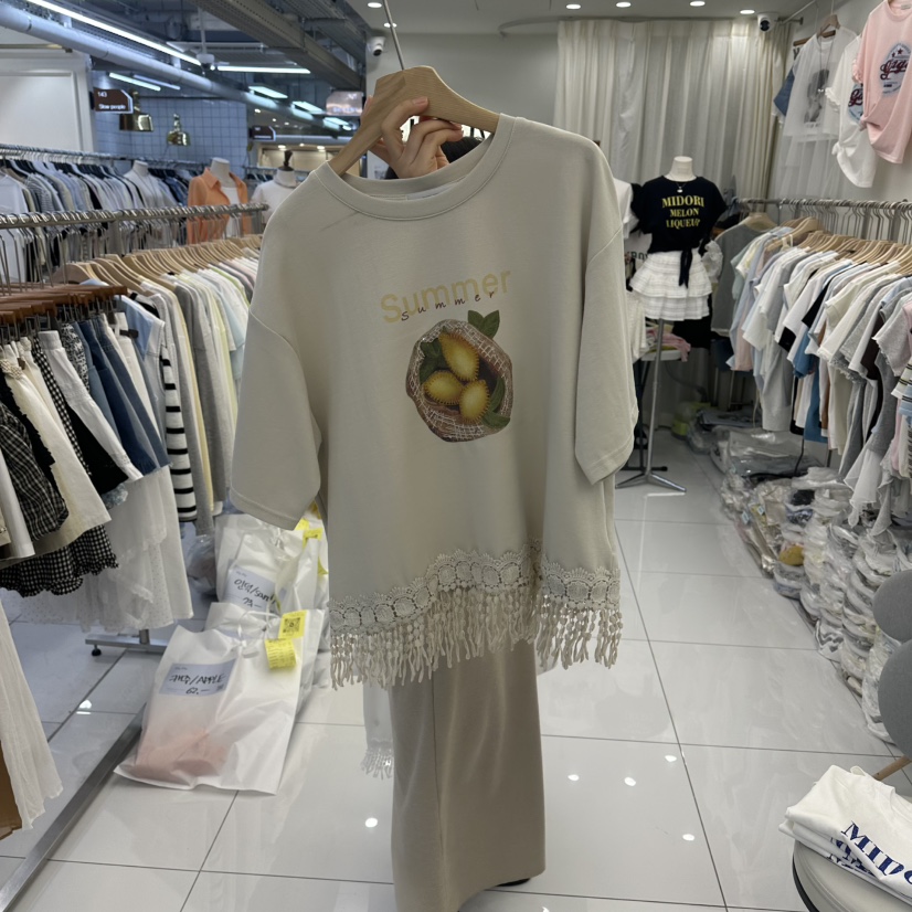 FLYFLY/LULULALLA/LIVE東大門實拍韓國女裝新品26夏季襯衫蕾絲衫FLYFLY/LULULALLA/LIVE襯衫/蕾絲衫圖色2
