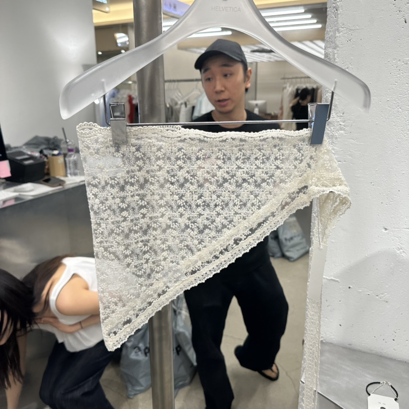 HELVETICA韓國代購女裝新款職業26夏季人氣圍巾披肩蕾絲圍巾HELVETICA圍巾/披肩圖色1