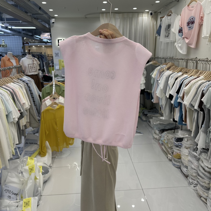 FLYFLY/LULULALLA/LIVE韓國直郵實拍女士新品休閑吊帶背心FLYFLY/LULULALLA/LIVE吊帶/背心