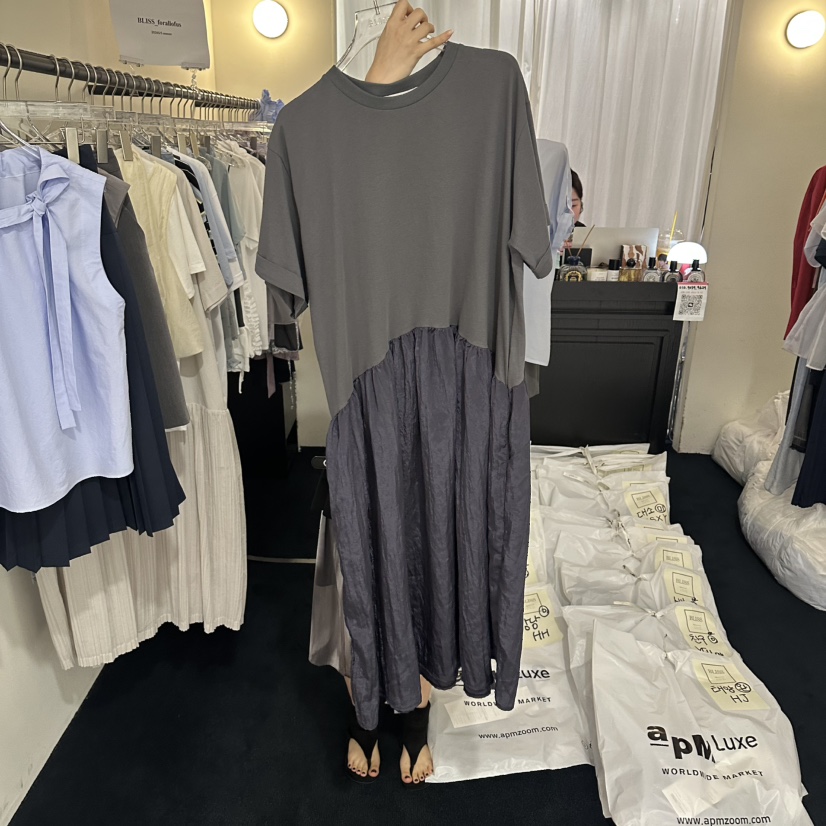 BLISS韓國直郵實拍女裝新品26夏季26春夏人氣職業熱賣連衣裙BLISS連衣裙圖色2