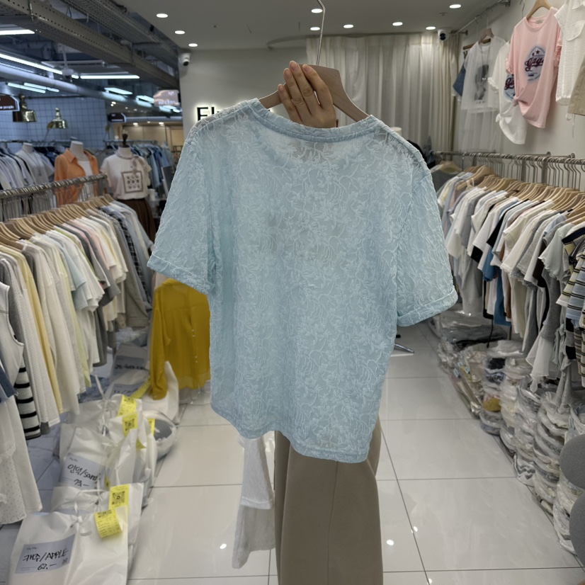 FLYFLY/LULULALLA/LIVE韓國直郵實拍女裝新品人氣T恤蕾絲FLYFLY/LULULALLA/LIVET恤
