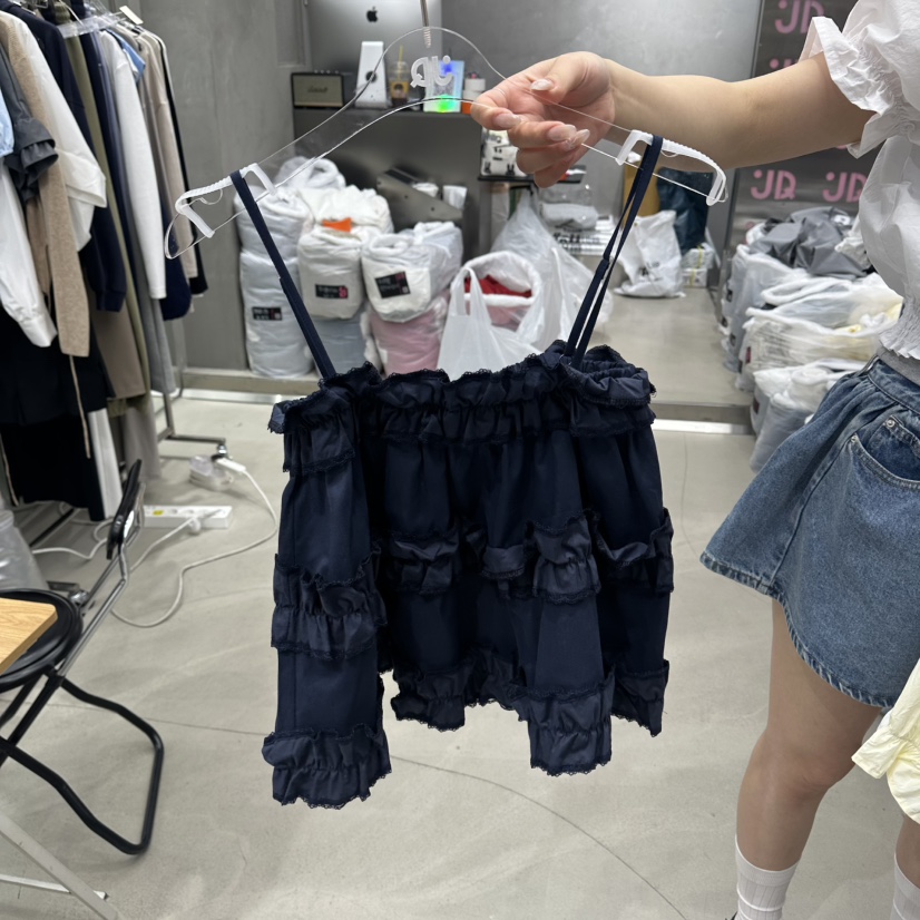 JUDYQUE韓國東大門代購女士新品時尚熱賣26春夏推薦吊帶背心JUDYQUE吊帶/背心