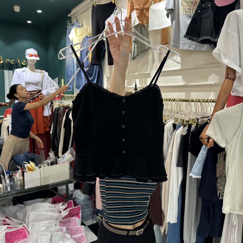 3COLOR韓國東大門代購女裝新款人氣吊帶背心Three color吊帶/背心圖色2