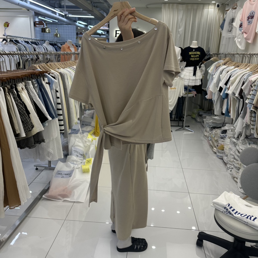 FLYFLY/LULULALLA/LIVE韓國東大門代購女士新品26春夏T恤FLYFLY/LULULALLA/LIVET恤圖色2