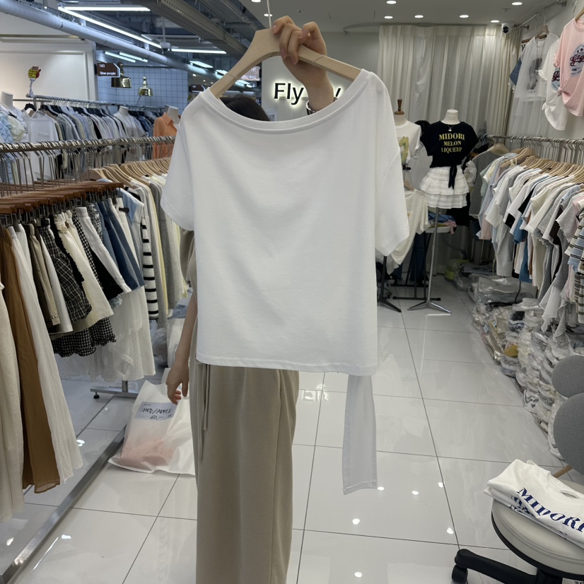 FLYFLY/LULULALLA/LIVE韓國東大門代購女士新品26春夏T恤FLYFLY/LULULALLA/LIVET恤圖色3