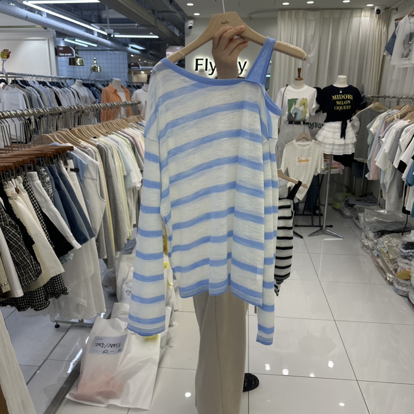 FLYFLY/LULULALLA/LIVE韓國東大門代購女裝新款時尚長袖T恤FLYFLY/LULULALLA/LIVE長袖T恤圖色2