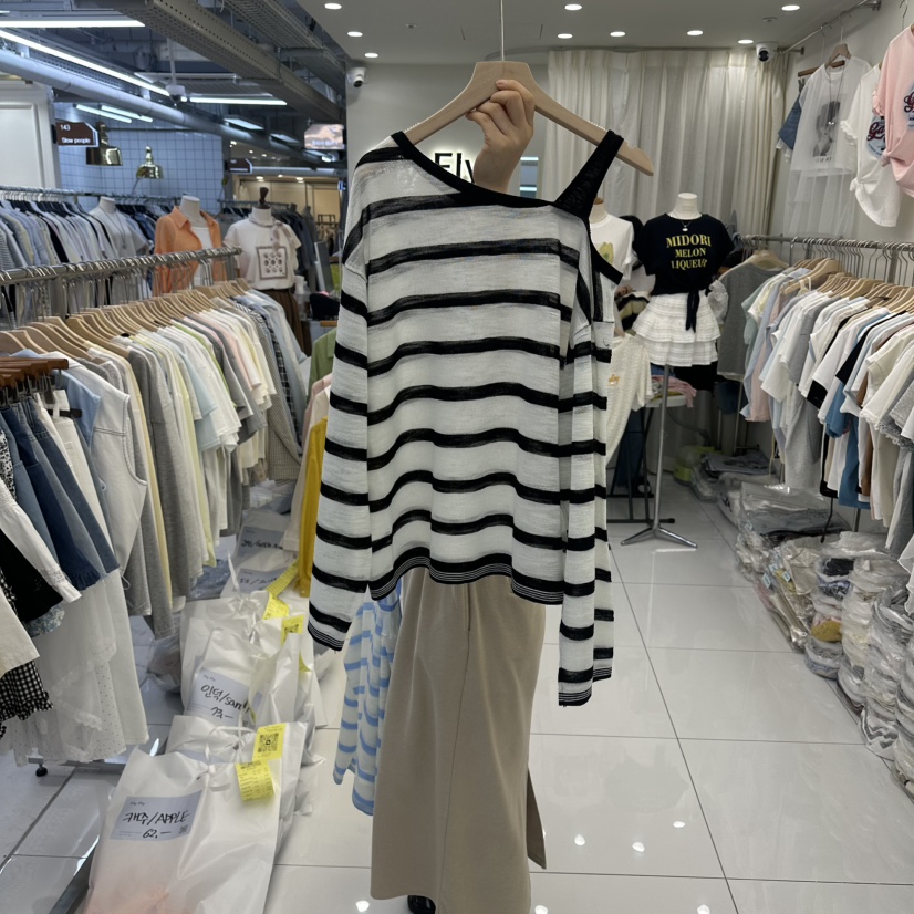 FLYFLY/LULULALLA/LIVE韓國東大門代購女裝新款時尚長袖T恤FLYFLY/LULULALLA/LIVE長袖T恤圖色3