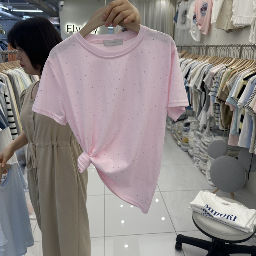 FLYFLY/LULULALLA/LIVE東大門實拍韓國女士新品時尚T恤FLYFLY/LULULALLA/LIVET恤圖色2