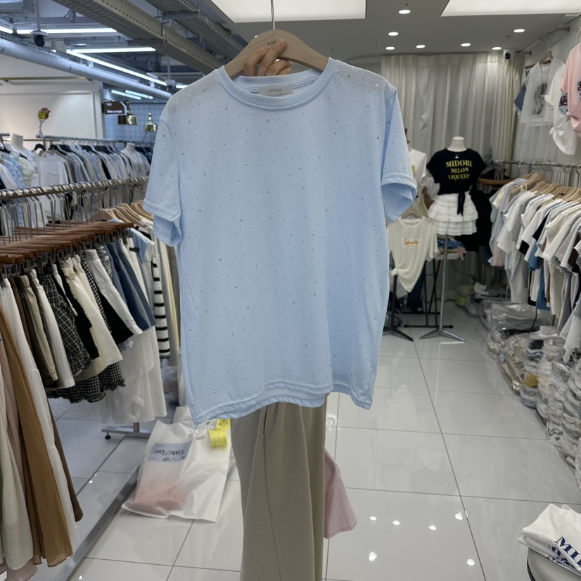 FLYFLY/LULULALLA/LIVE東大門實拍韓國女士新品時尚T恤FLYFLY/LULULALLA/LIVET恤圖色3