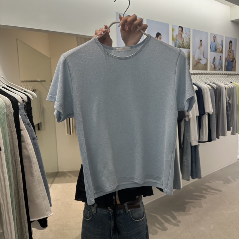 MARAN-P韓國直郵女裝新品休閑熱賣推薦26夏季26春夏T恤亞麻MARANT恤圖色3