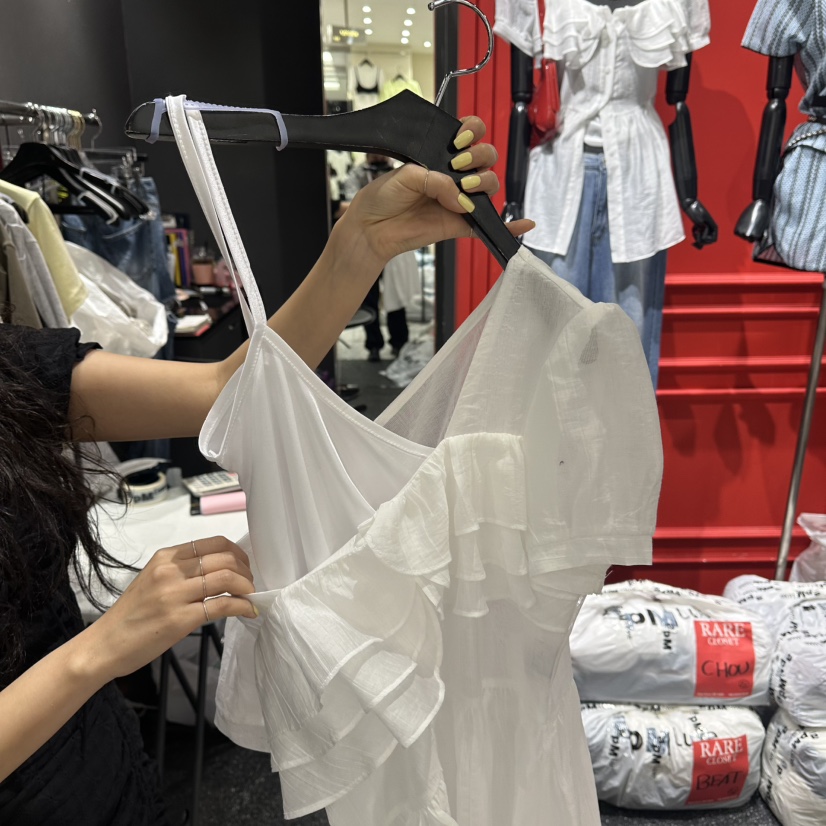 RARE CLOSET東大門實拍韓國女士新品時尚26春夏套裝荷葉邊RARE CLOSET套裝