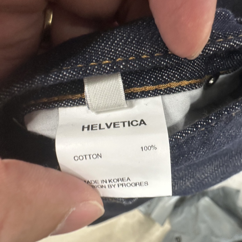 HELVETICA韓國直郵女士新品熱賣時尚26夏季推薦職業牛仔褲HELVETICA牛仔褲