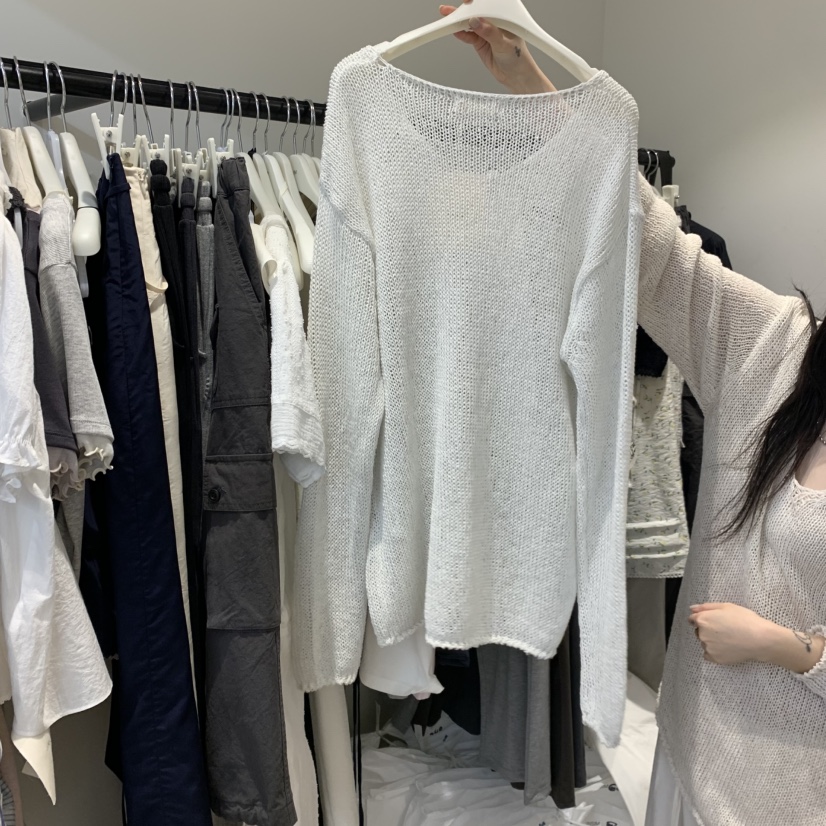 JINSIM韓國東大門直郵女裝新品26春夏推薦休閑職業針織衫JINSIM針織衫