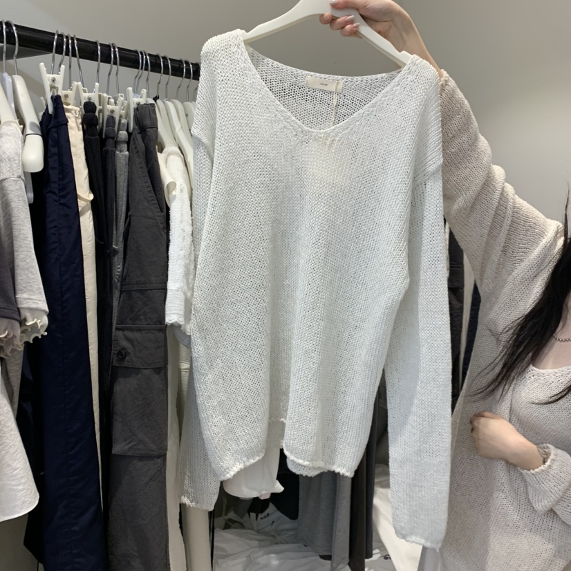 JINSIM韓國東大門直郵女裝新品26春夏推薦休閑職業針織衫JINSIM針織衫圖色2