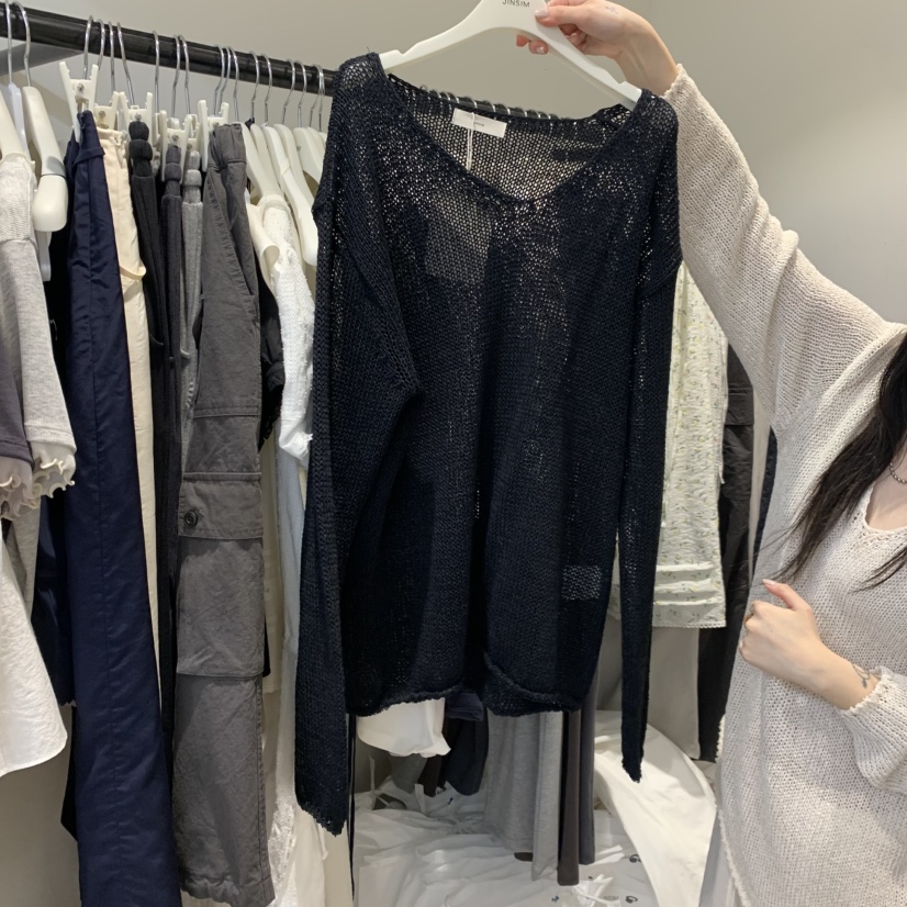 JINSIM韓國東大門直郵女裝新品26春夏推薦休閑職業針織衫JINSIM針織衫圖色3