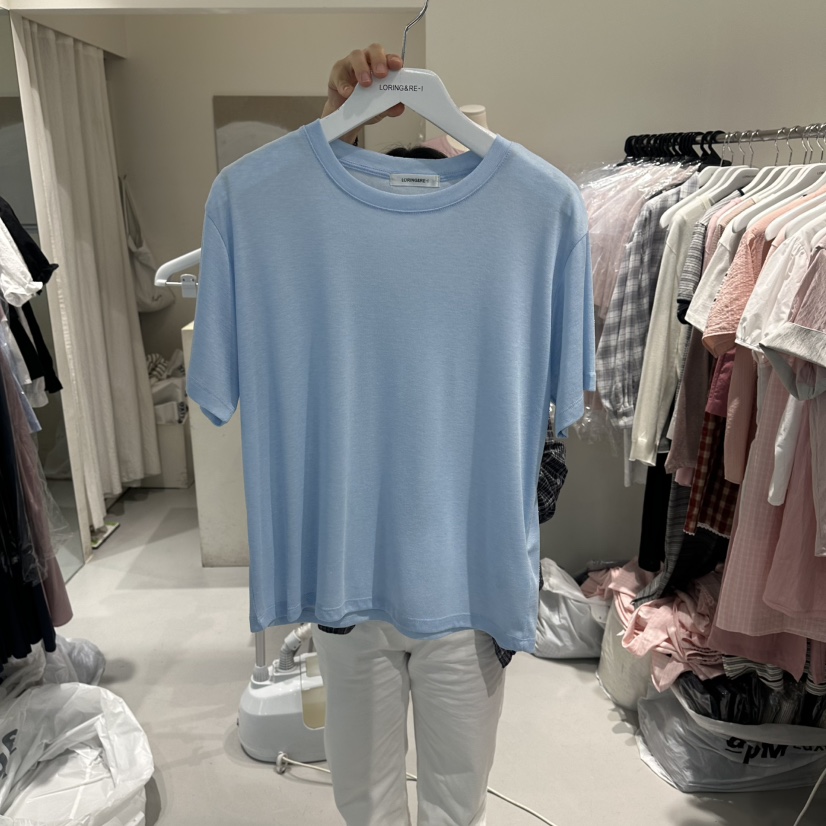 LORING RE I韓國直郵女士新品時尚休閑推薦人氣職業T恤LORING RE-I/BARET恤圖色2