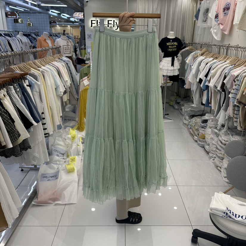 FLYFLY/LULULALLA/LIVE東大門實拍韓國女裝新品休閑長裙FLYFLY/LULULALLA/LIVE長裙