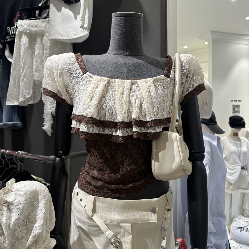 RARE CLOSET韓國代購女裝新品熱賣26夏季職業襯衫蕾絲衫RARE CLOSET襯衫/蕾絲衫圖色1