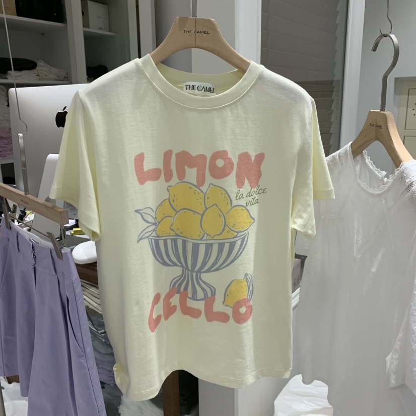 THE CAMEL韓國直郵實拍女士新品熱賣T恤the came_l 家T恤圖色2