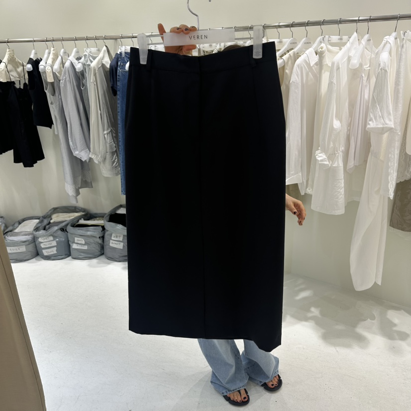 VEREN韓國東大門代購女士新款26春夏時尚職業半身裙中短裙VEREN半身裙/中短裙圖色2