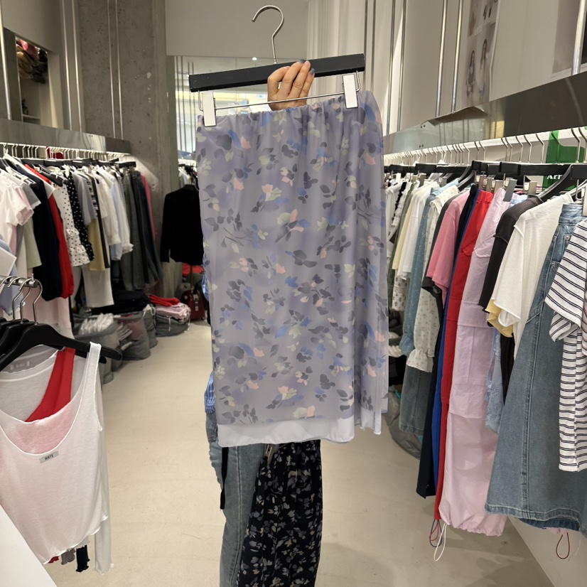 ARTE STUDIO/ATTENTION EDITORIAL東大門實拍韓國女裝新品26夏季長裙網狀花朵ARTE Studio長裙