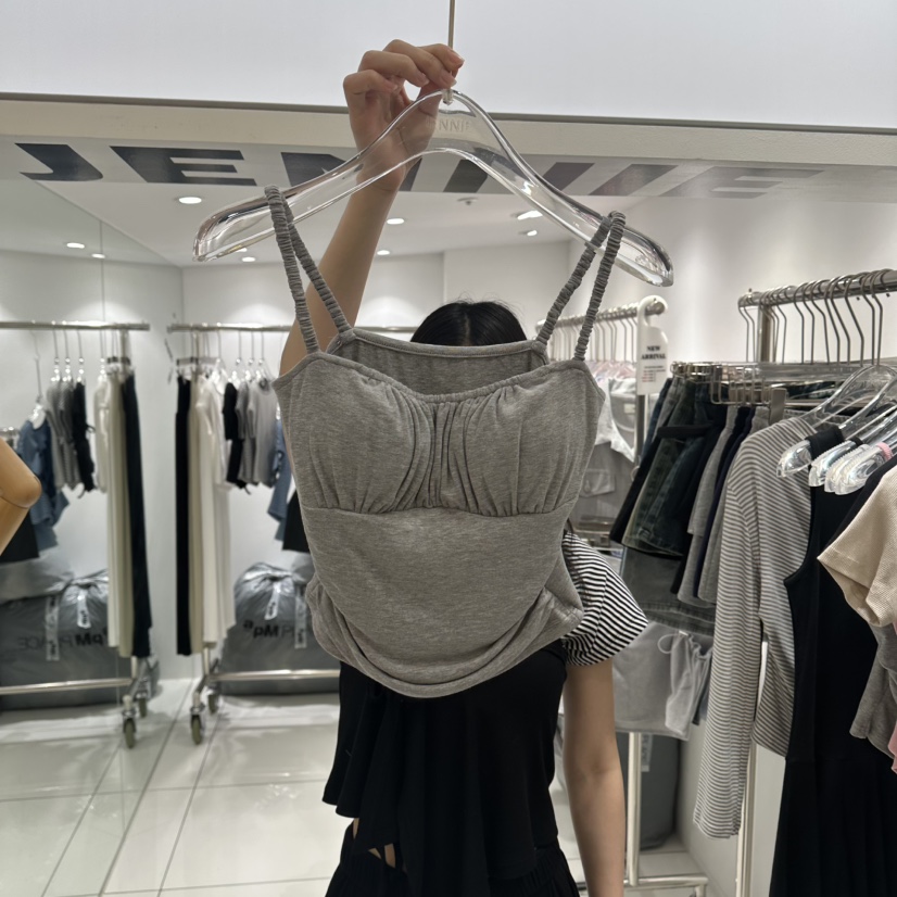 JENNIE韓國直郵實拍女士新品推薦休閑職業時尚吊帶背心束帶JENNIE/VENEFIT吊帶/背心圖色2