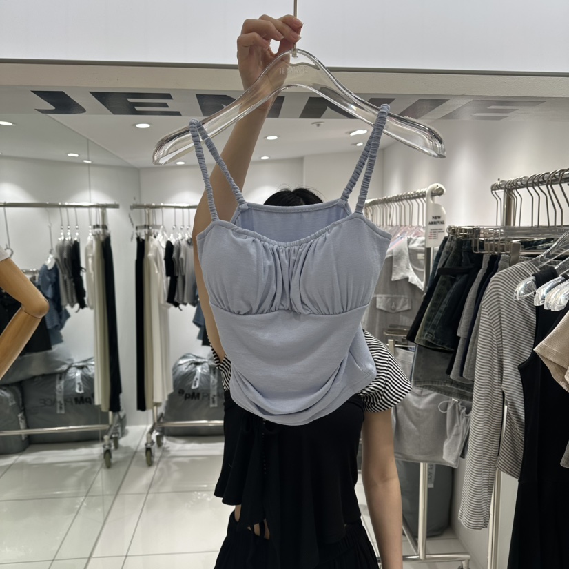 JENNIE韓國直郵實拍女士新品推薦休閑職業時尚吊帶背心束帶JENNIE/VENEFIT吊帶/背心圖色3