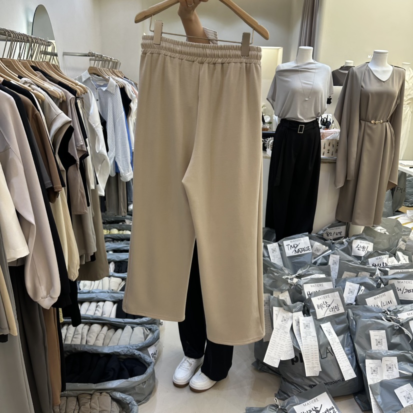 MATIERE韓國直郵女裝新品26春夏職業熱賣人氣推薦26夏季休閑褲MATIERE休閑褲
