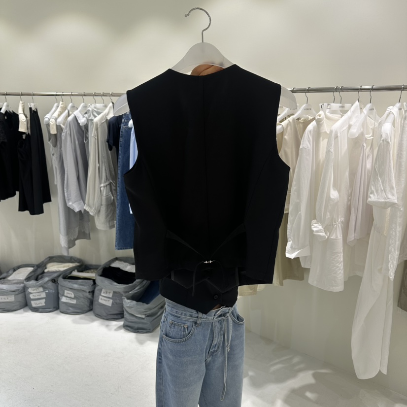 VEREN韓國直郵女士新品職業26春夏時尚人氣推薦26夏季馬甲VEREN馬甲