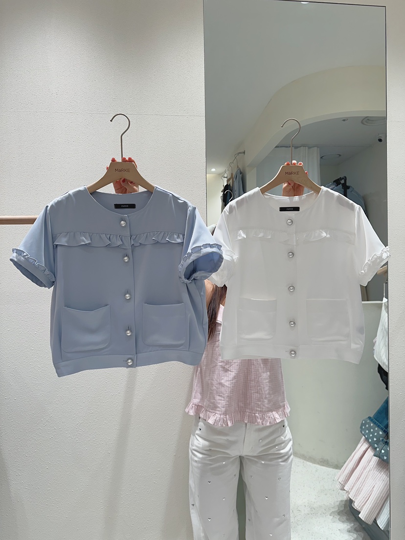 MARKE-P韓國東大門直郵女士新品人氣26春夏夾克短款緞面MARKE-P夾克