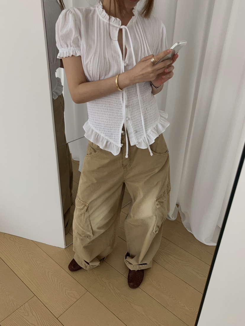 MADE-P韓國東大門代購女裝新品26春夏時尚26夏季職業休閑褲MADE-P休閑褲