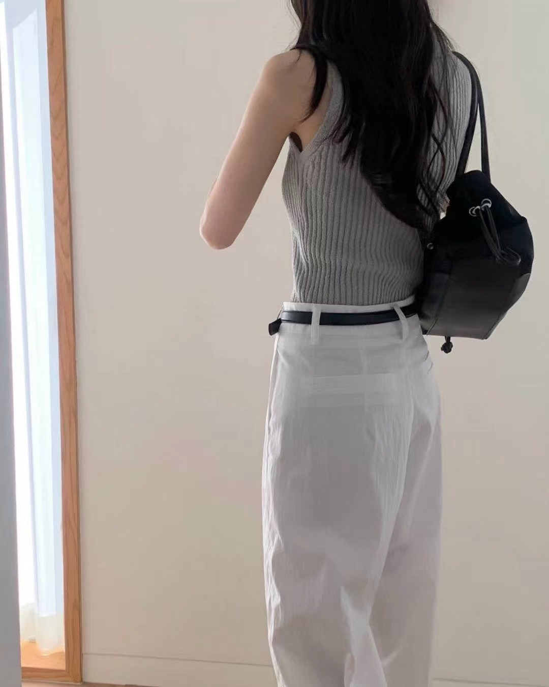 SOMETHINGELSE韓國代購女裝新款人氣休閑吊帶背心無袖針織衫SOMETHINGELSE吊帶/背心