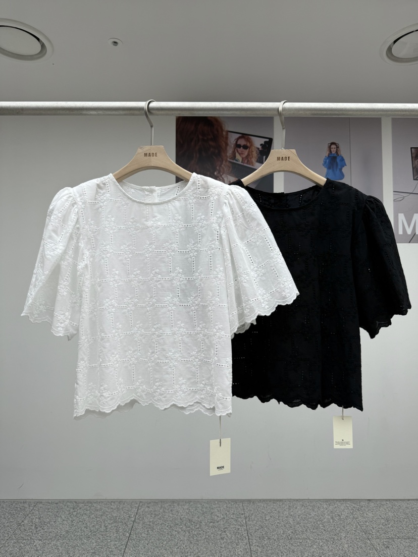 MADE-P韓國直郵女裝新品人氣熱賣推薦休閑26夏季襯衫蕾絲衫MADE-P襯衫/蕾絲衫