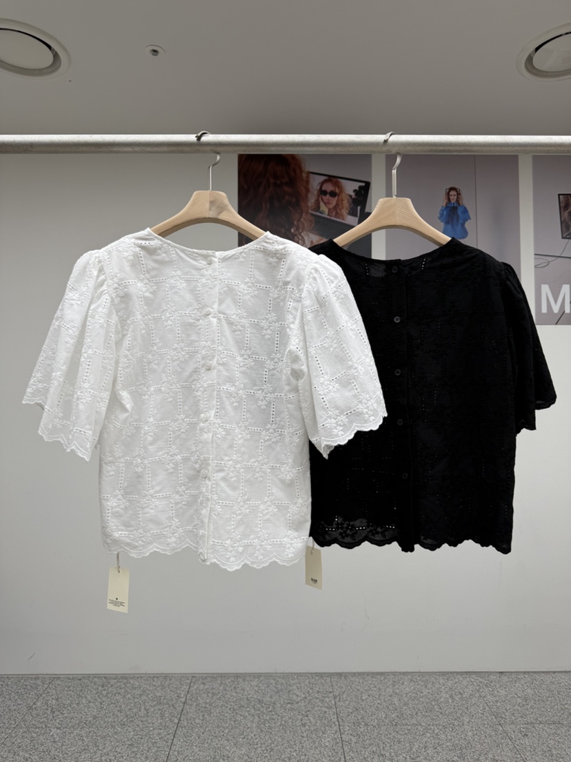 MADE-P韓國直郵女裝新品人氣熱賣推薦休閑26夏季襯衫蕾絲衫MADE-P襯衫/蕾絲衫
