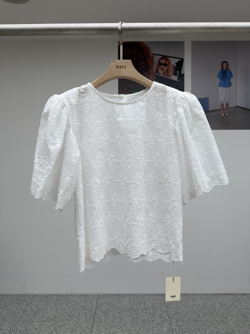 MADE-P韓國直郵女裝新品人氣熱賣推薦休閑26夏季襯衫蕾絲衫MADE-P襯衫/蕾絲衫圖色1