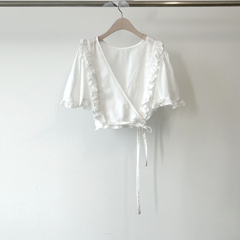 ANOTHER AVENUE韓國代購女裝新品26春夏26夏季襯衫蕾絲衫褶皺ANOTHER AVENUE襯衫/蕾絲衫圖色2