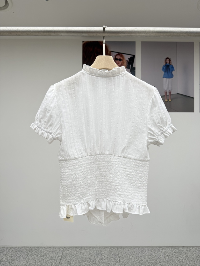 MADE-P韓國東大門直郵女士新款26春夏人氣推薦襯衫蕾絲衫MADE-P襯衫/蕾絲衫