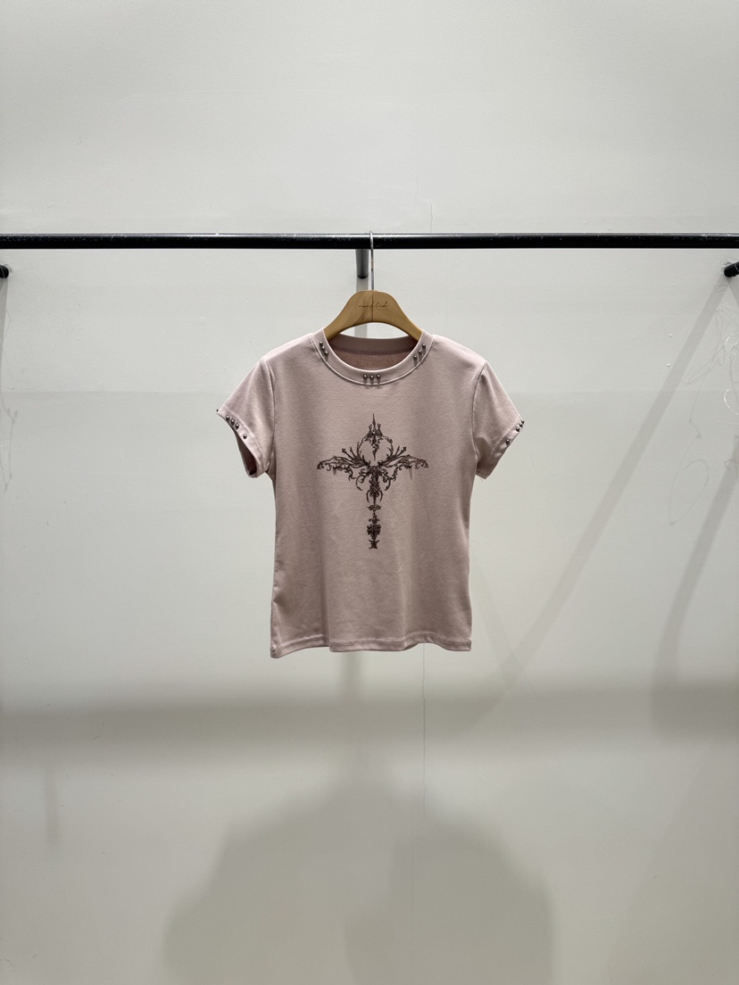 MELTED-P韓國東大門代購女士新品休閑熱賣職業26夏季T恤MELTED-PT恤圖色2