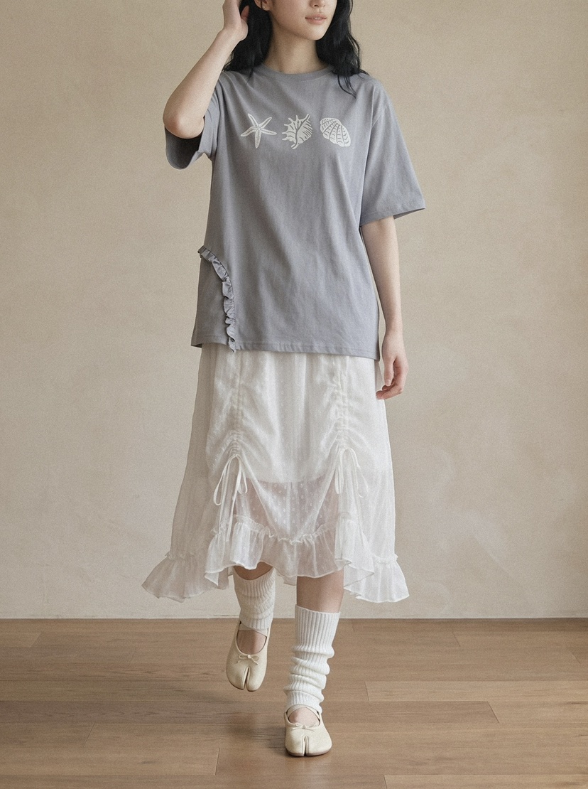 BEFORE SUNRISE韓國直郵女裝新品26春夏休閑人氣熱賣T恤BEFORE SUNRISET恤