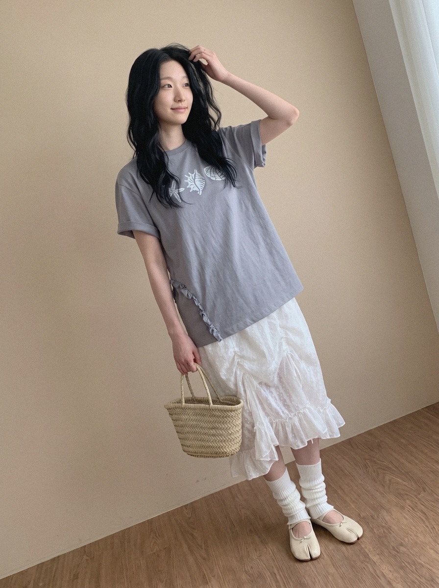 BEFORE SUNRISE韓國直郵女裝新品26春夏休閑人氣熱賣T恤BEFORE SUNRISET恤
